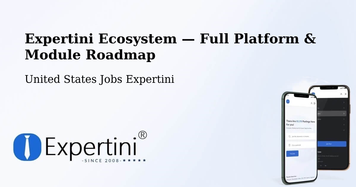 Expertini Ecosystem — Full Platform & Module Roadmap – Oshkosh